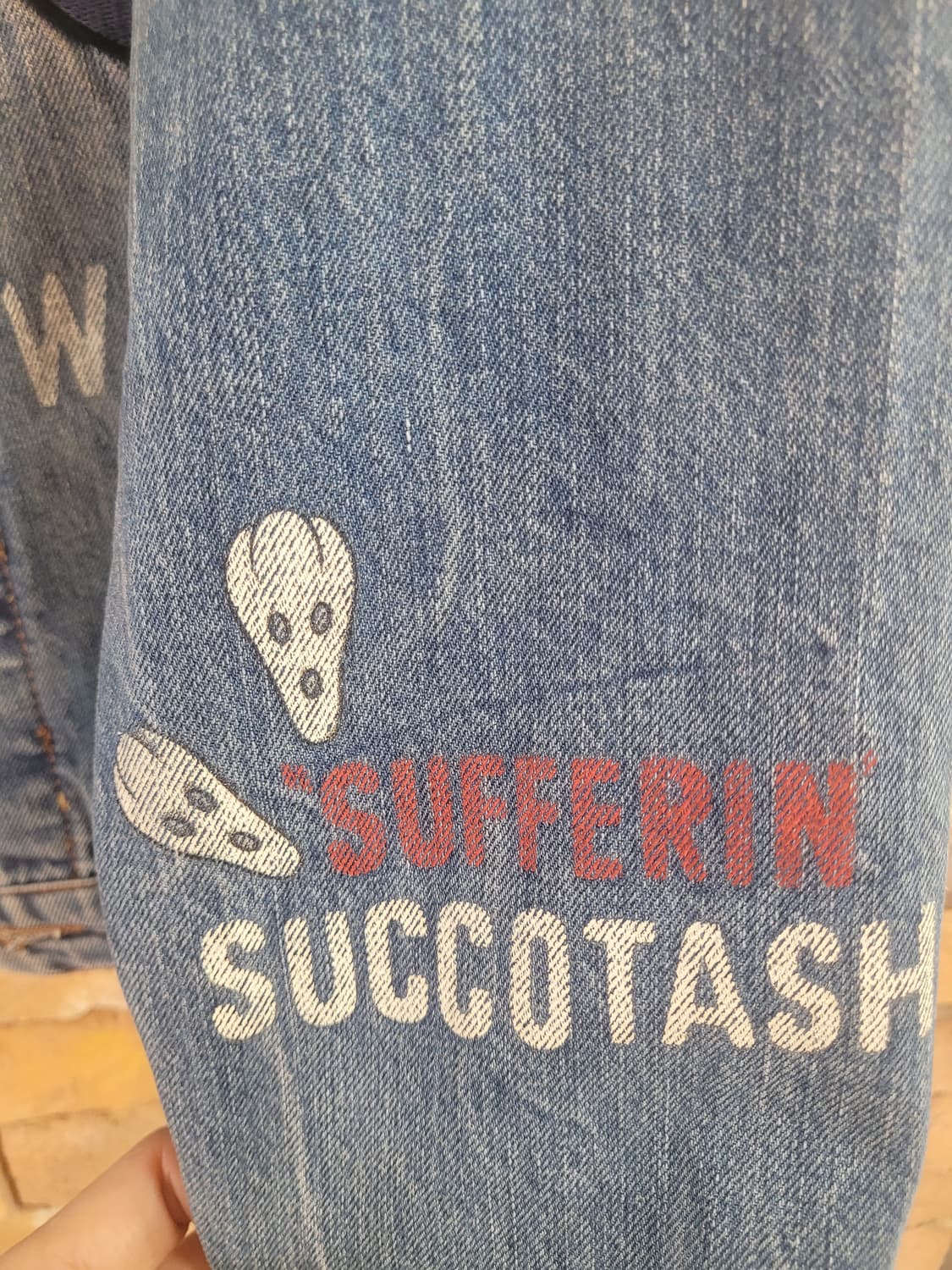 ZARA WOMAN 루니툰 패치 데님 자켓 S 상품이미지5