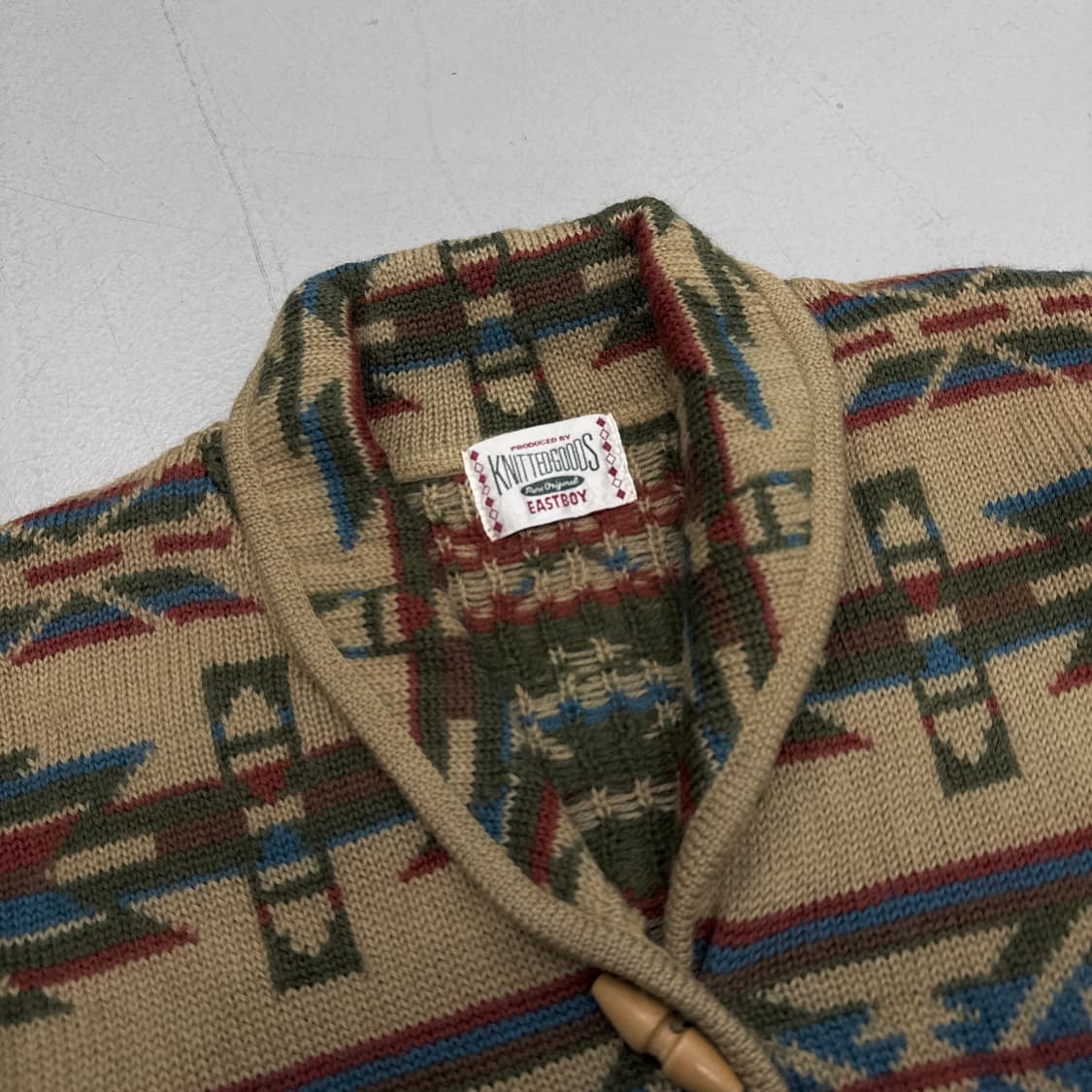 이스트보이 제팬 에스닉 노르딕 가디건 니트 상품이미지3