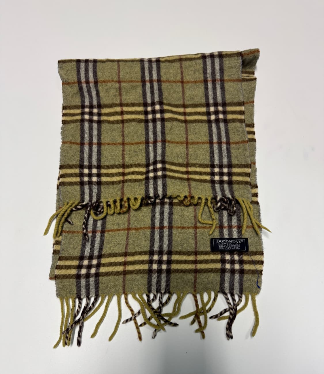 버버리 런던 커스텀 리메이크 체크 울 머플러 상품이미지1