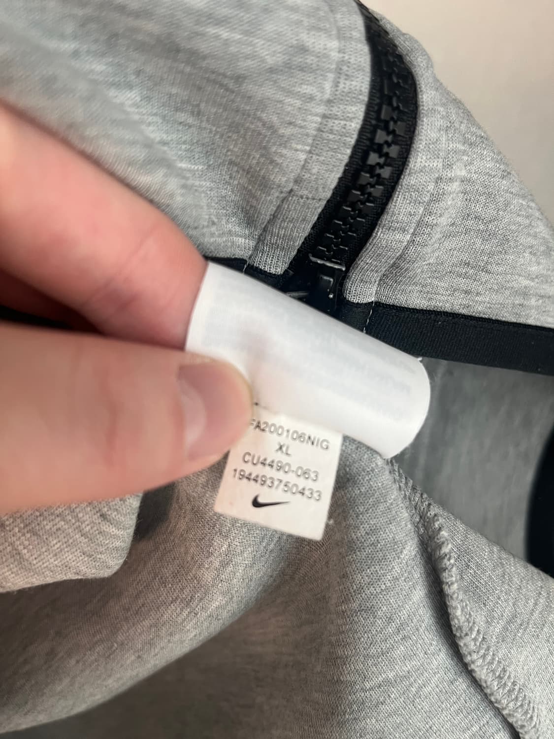 나이키 테크팩 후드집업 그레이 [XL] 상품이미지6