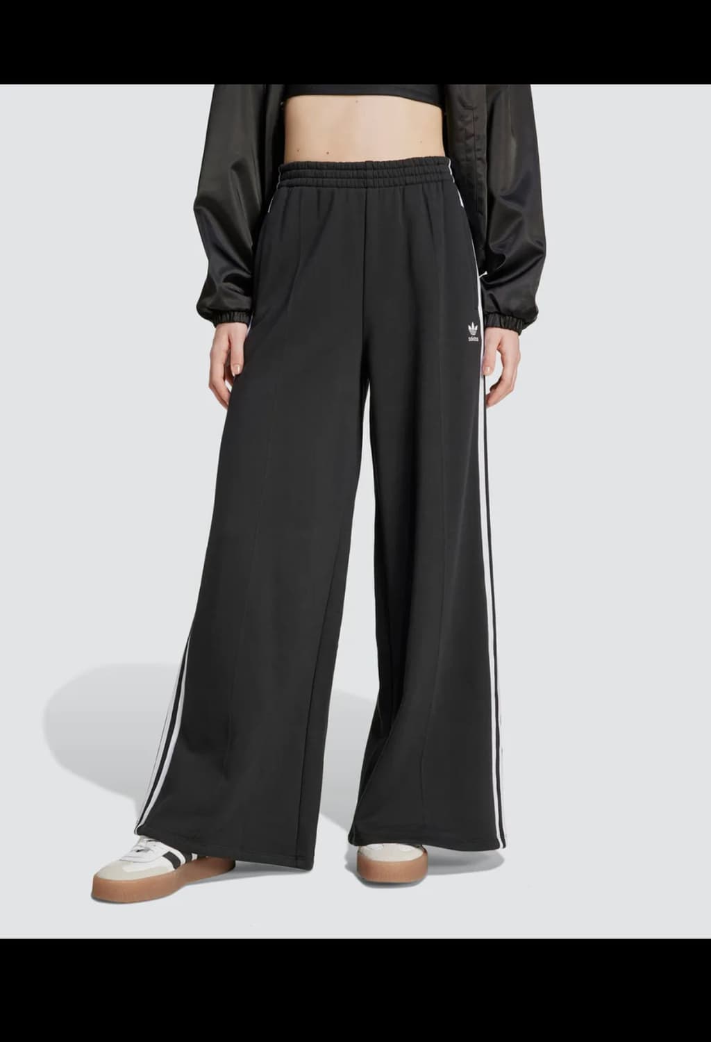아디다스 와이드 레그팬츠-블랙 M 상품이미지1