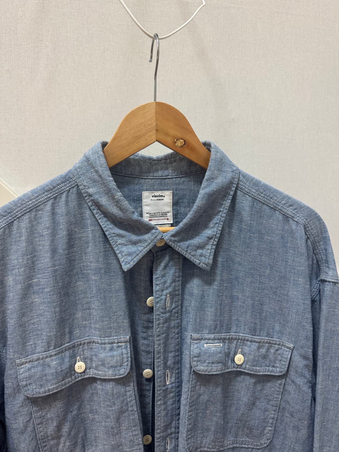 비즈빔 visvim 24aw ict LANGER 샴브레이 셔츠 상품이미지4