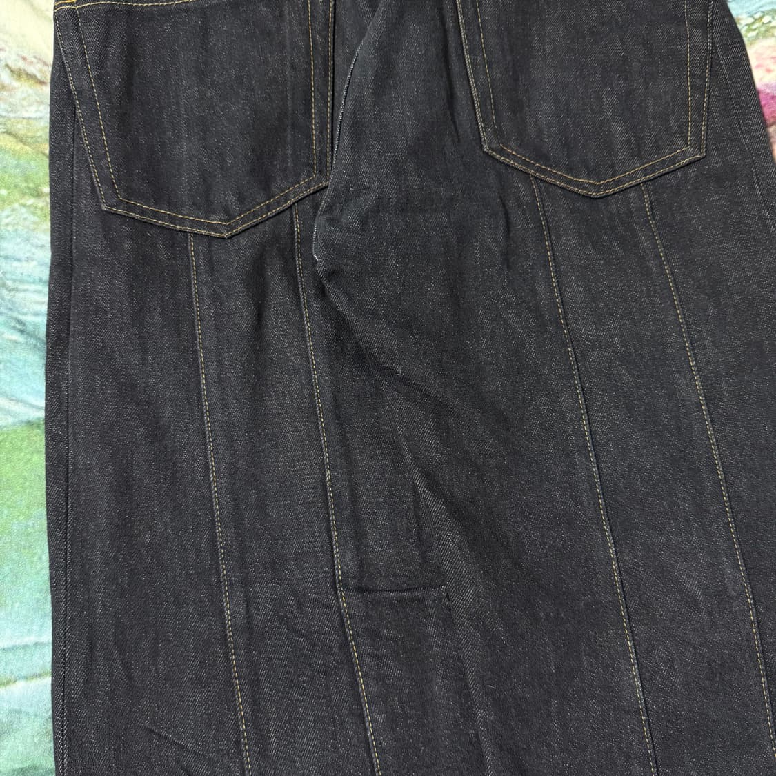 [M]준야와타나베 백 절개 재구축 데님 팬츠 상품이미지5