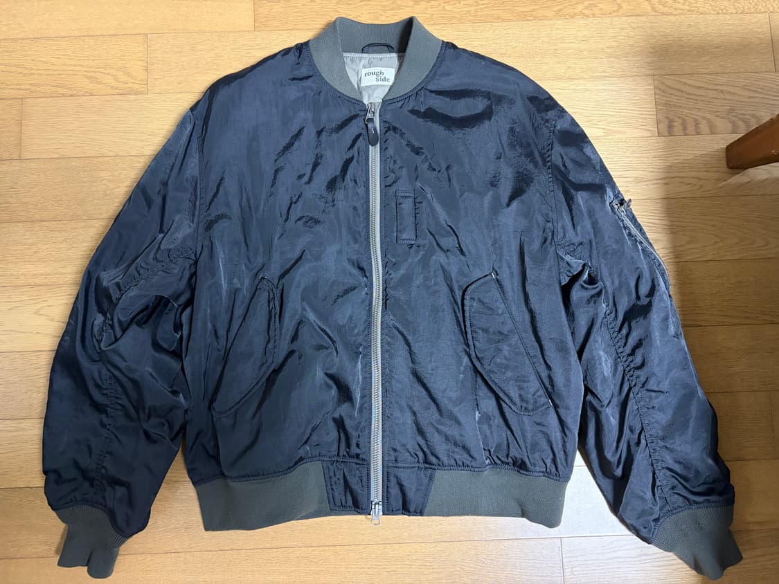 [1] 러프사이드 ma 1 마원 봄버 자켓 애쉬 블랙 상품이미지1