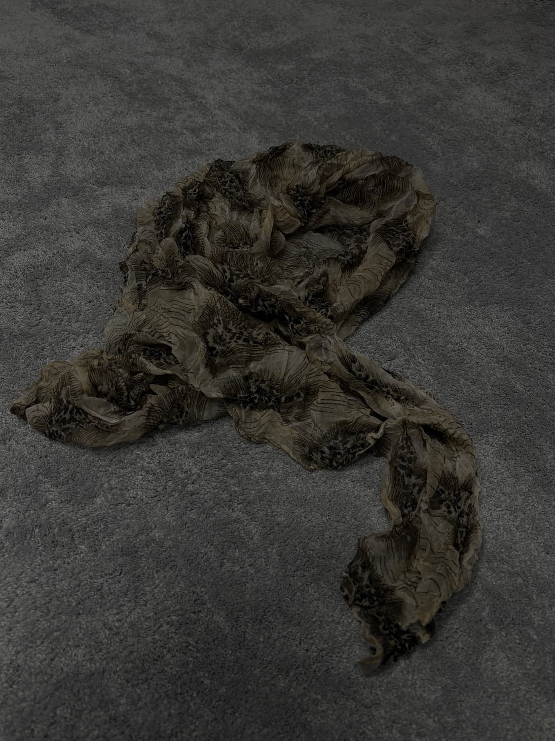 Vintage v-kei gothic punk scarf 상품이미지2