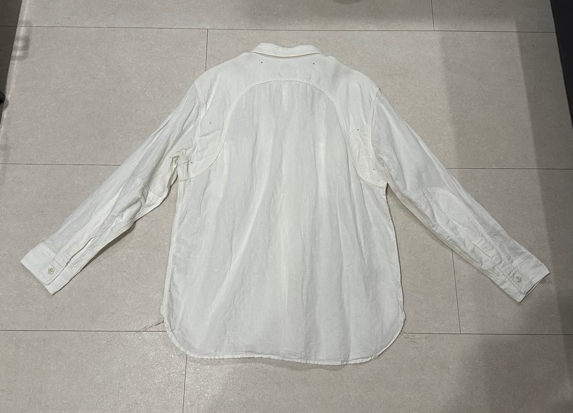 [XXL] 페로우즈 770ws 샴브레이 셔츠 화이트 상품이미지8