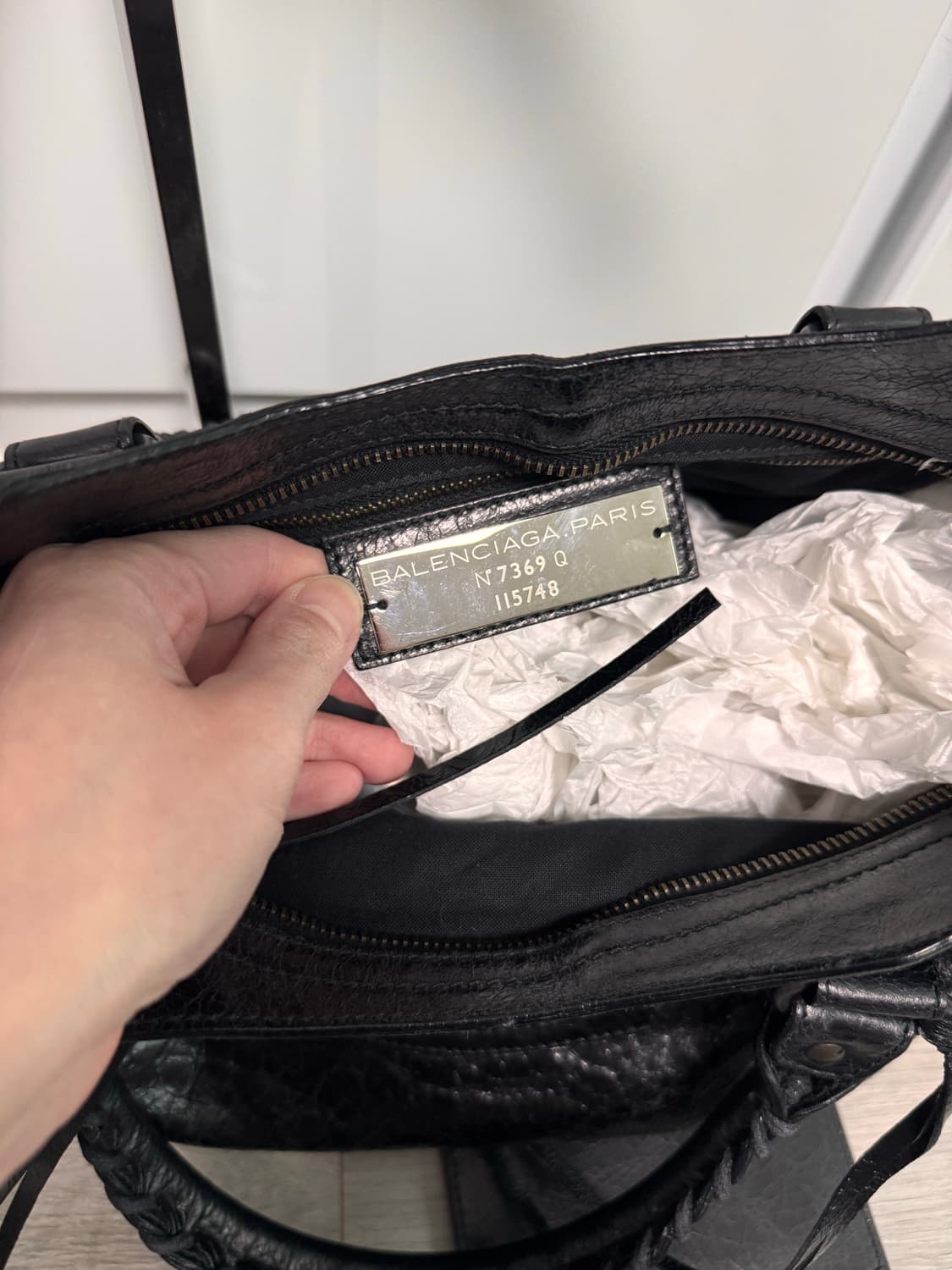 Balenciaga 발렌시아가 시티백 블랙 미디움 상태A+ 상품이미지10