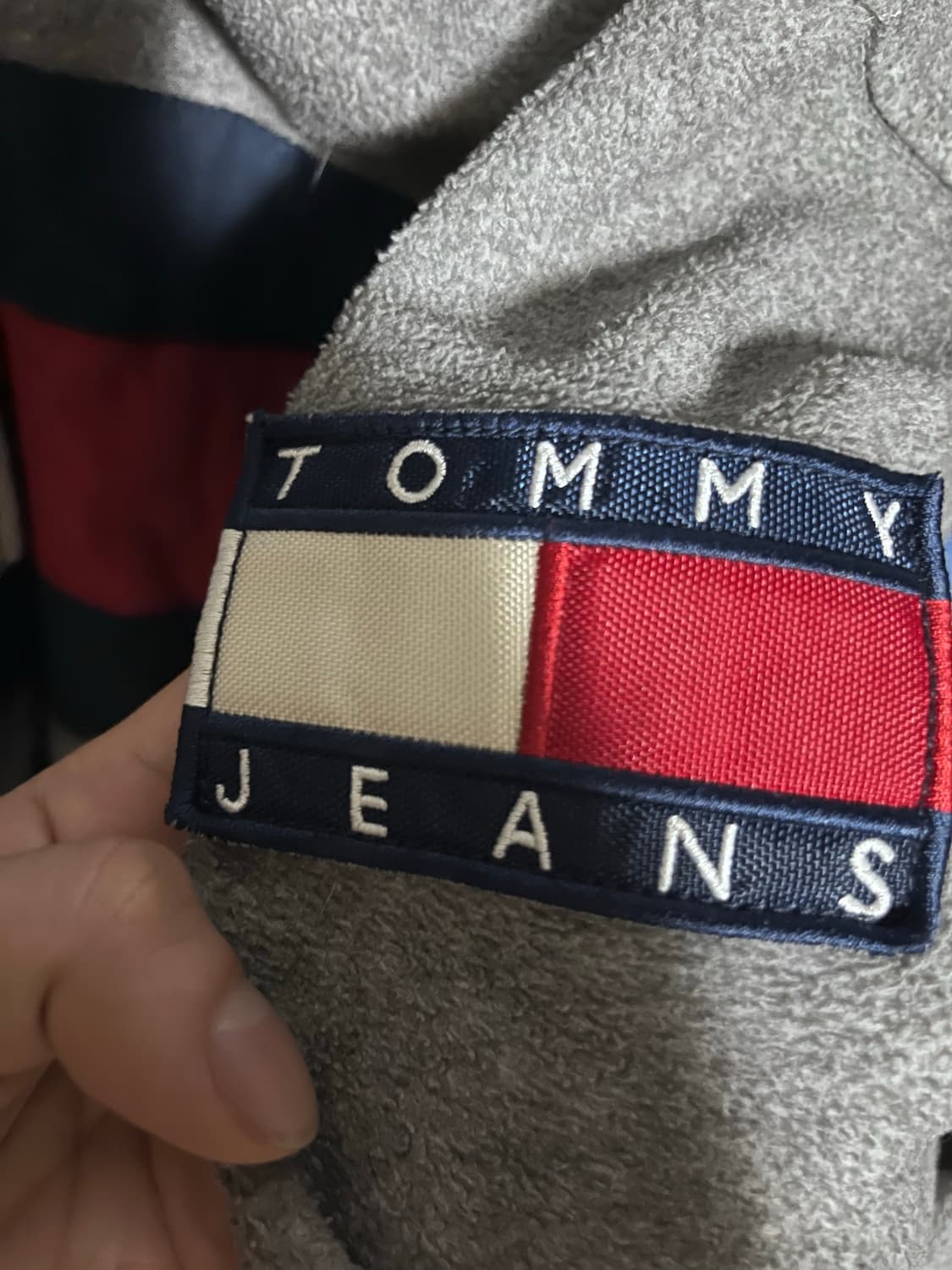 00‘s 타미진스 빅로고 플리스 자켓 상품이미지4