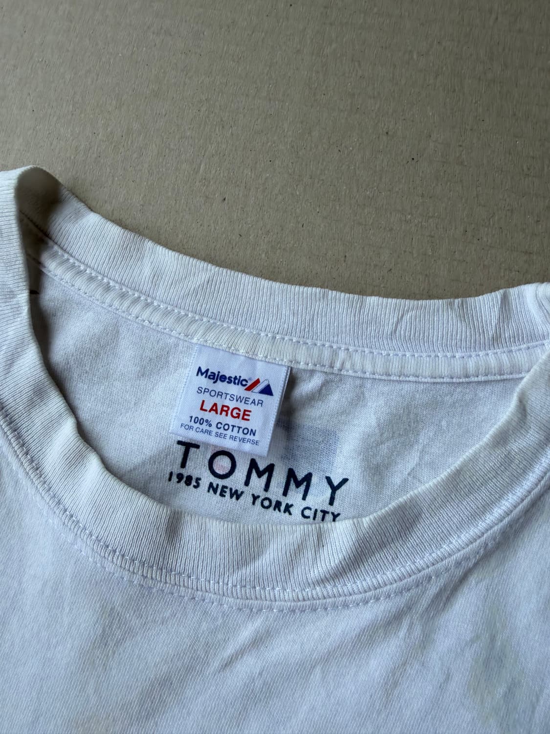 마제스틱 MLB 뉴욕 메츠 TOMMY 85 백넘버 반팔 티셔츠 상품이미지4