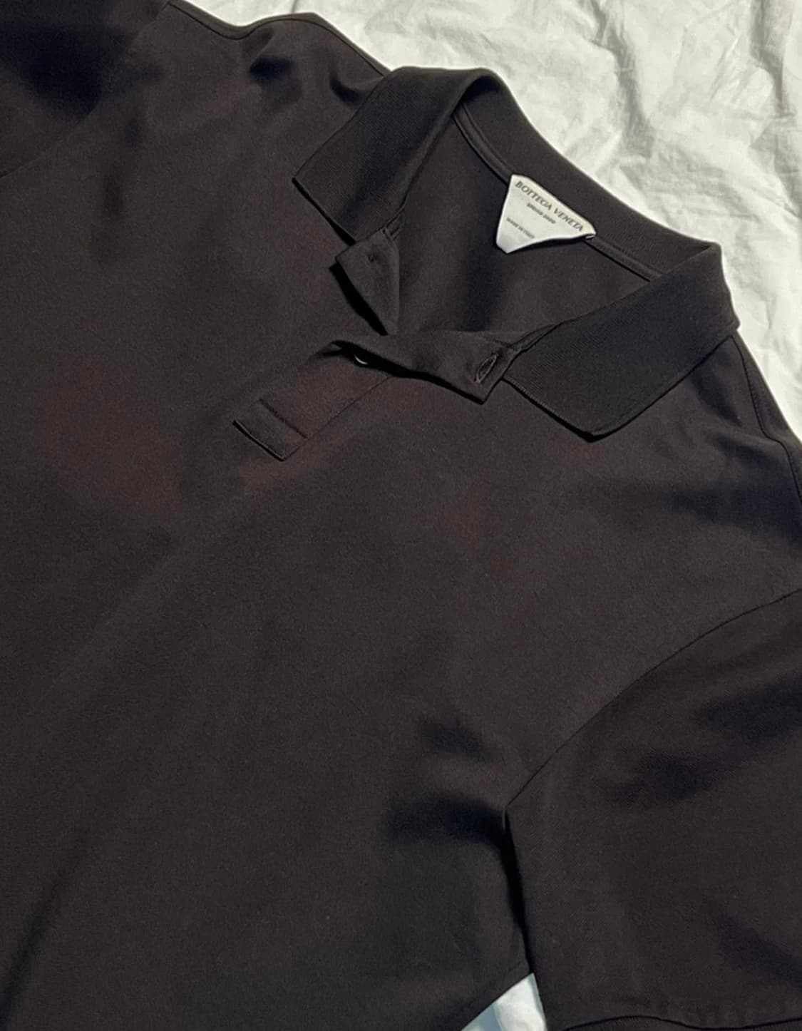 보테가베네타 카라 티셔츠 다크브라운(사이즈 105-110) 상품이미지2