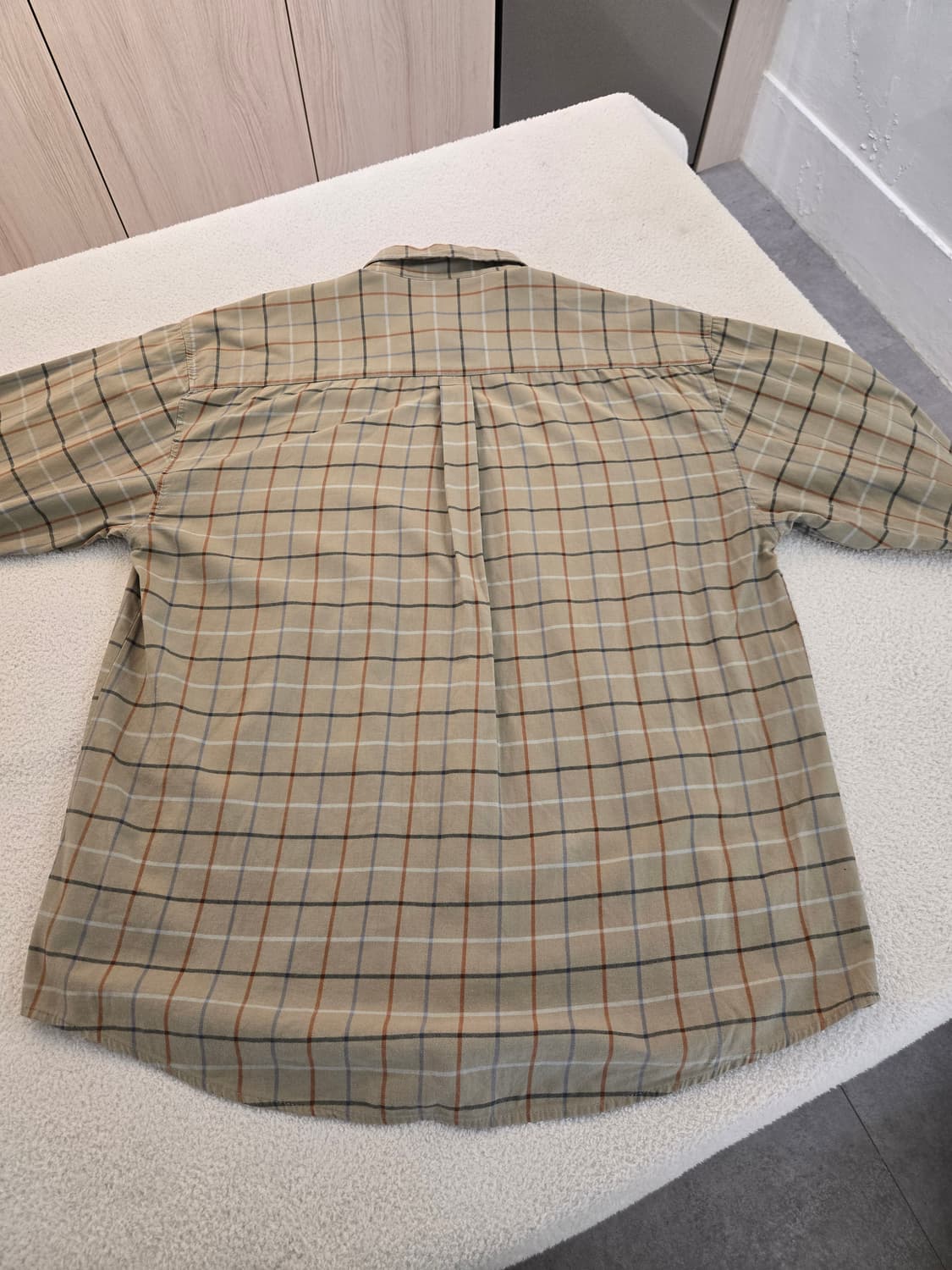 버버리 체크 긴팔 셔츠 남방 XL 상품이미지9