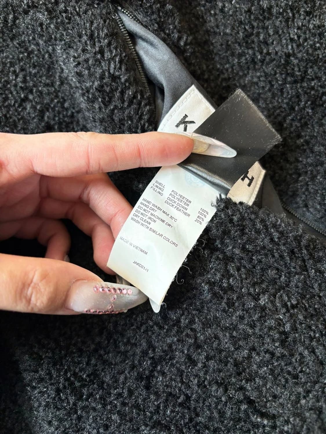 키르시 20FW 리버시블 플리스 눕시 패딩 PN6836    상품이미지9