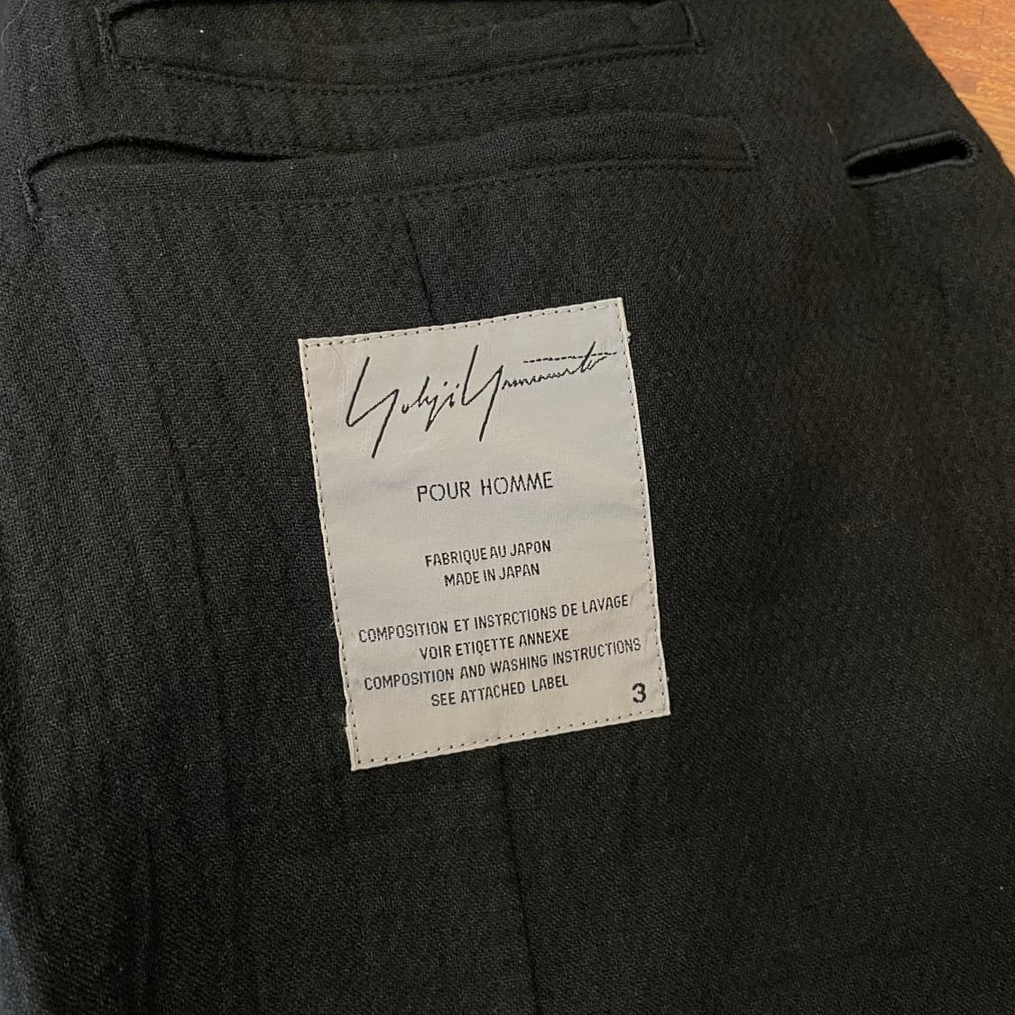 요지야마모토 11ss 자수 패치 자켓 상품이미지8