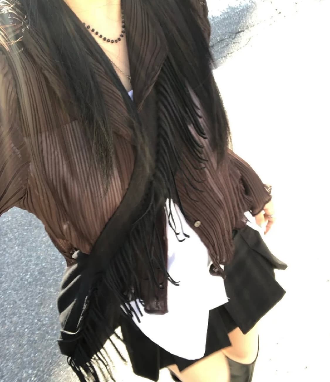 보헤미안 셔츠 브라운 상품이미지1