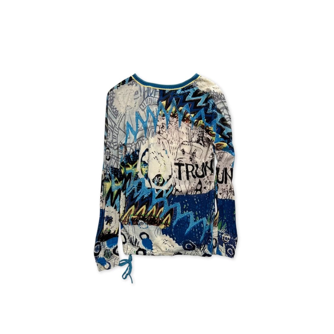 Hiroko Koshino TRUNK 아트그래픽 긴팔티셔츠  상품이미지2