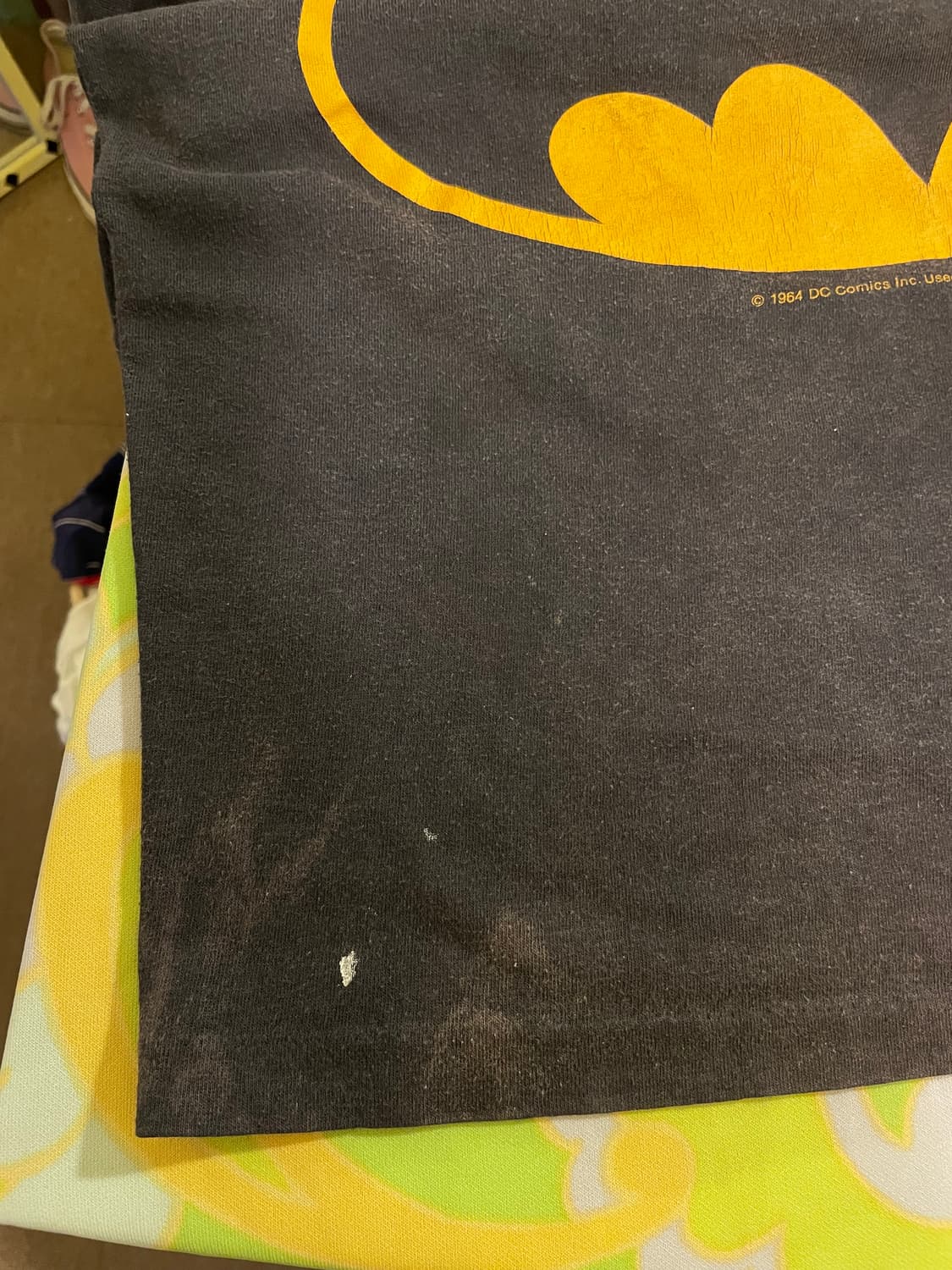 1980-90s Vintage Batman Classic Logo Tee 상품이미지4