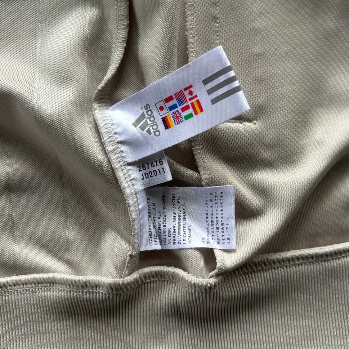 [L]아디다스 베이지 골드 트랙탑 져지 상품이미지7