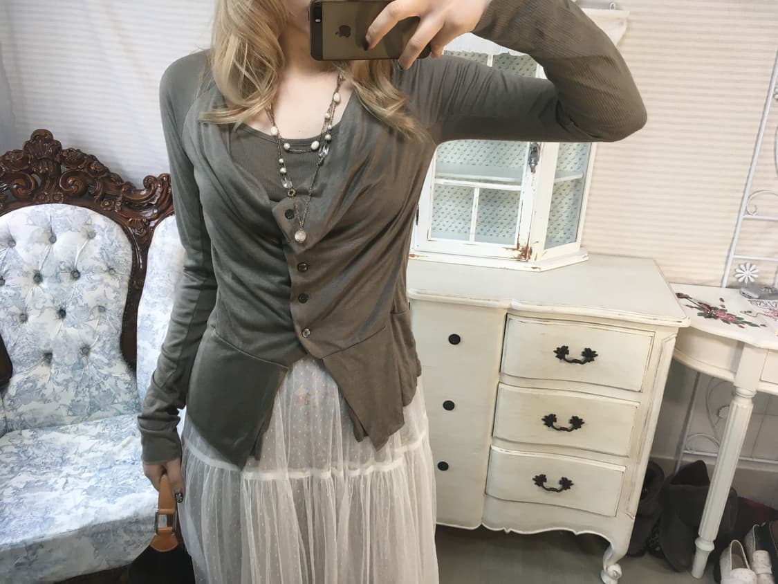 khaki archive drop layered long sleeve 상품이미지1