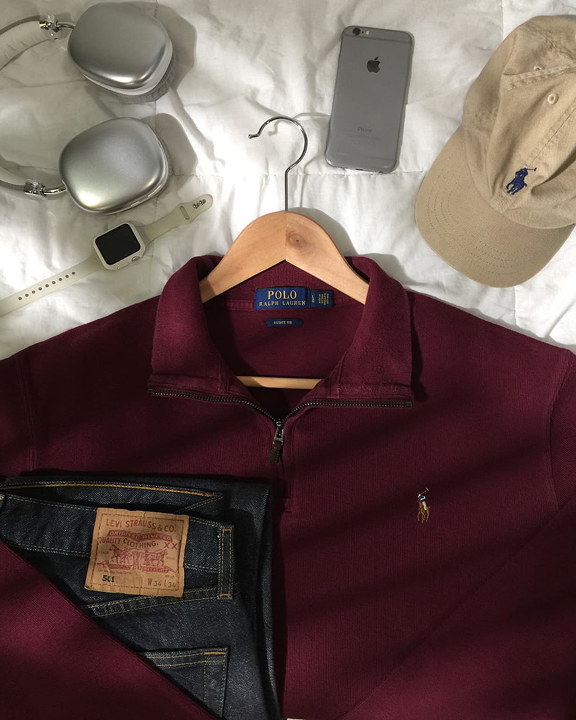 (MAN) 폴로랄프로렌 스웻 반집업 L~XL 상품이미지1