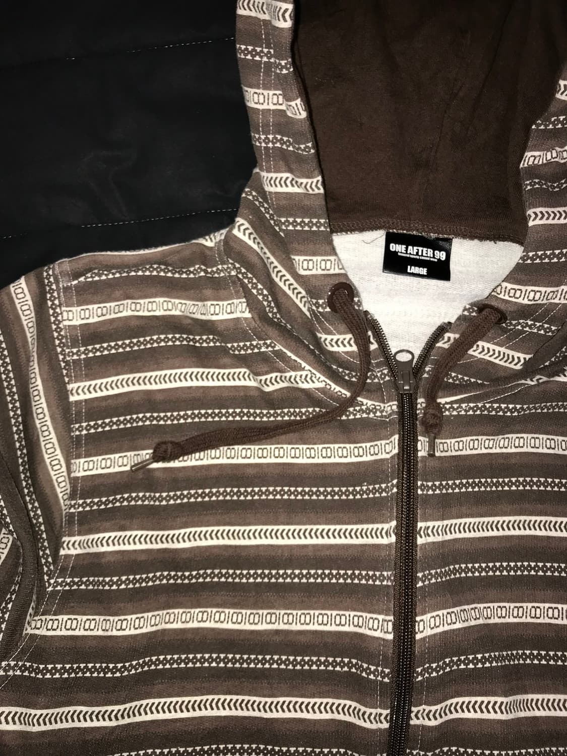 Short-sleeve Choco Hooded Zip-Up 상품이미지2