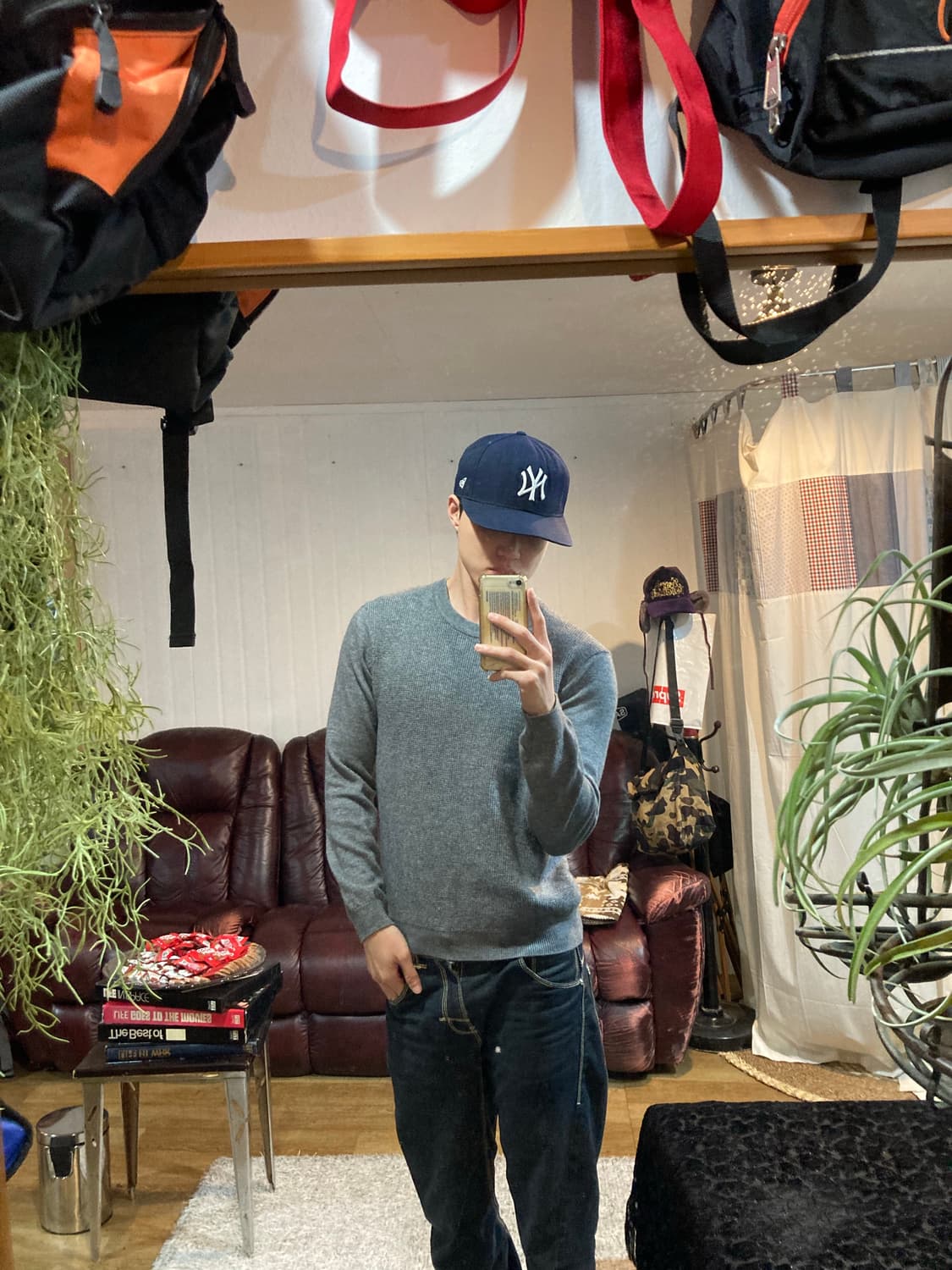 tngt 와플 블럭 니트 상품이미지2