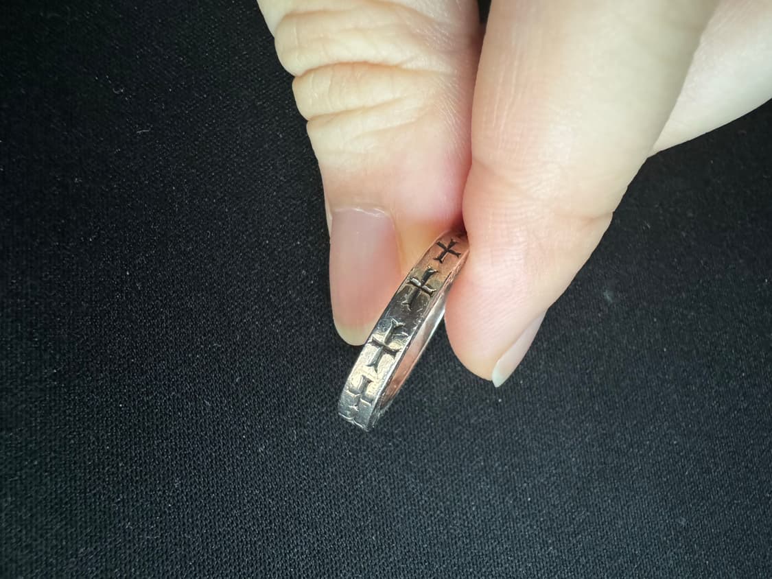 US 5.5) 크롬하츠 퍽유링 3mm 상품이미지5