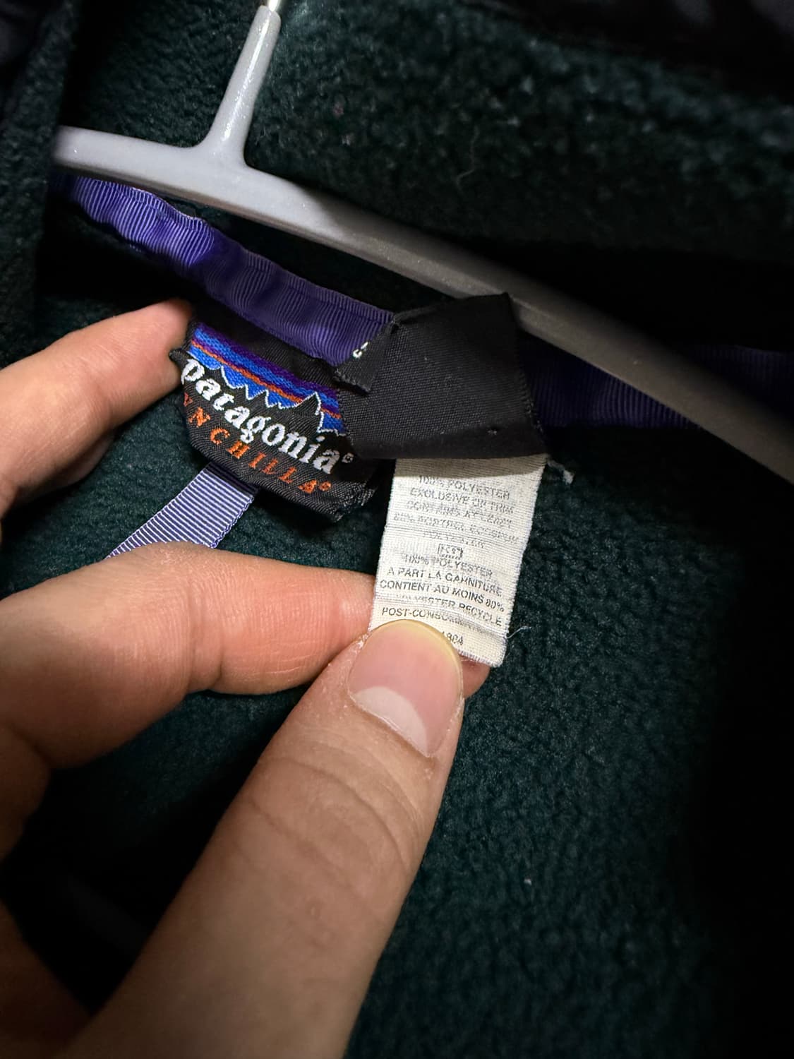 [XL] 파타고니아 신칠라 made in USA 90s 그린 상품이미지5