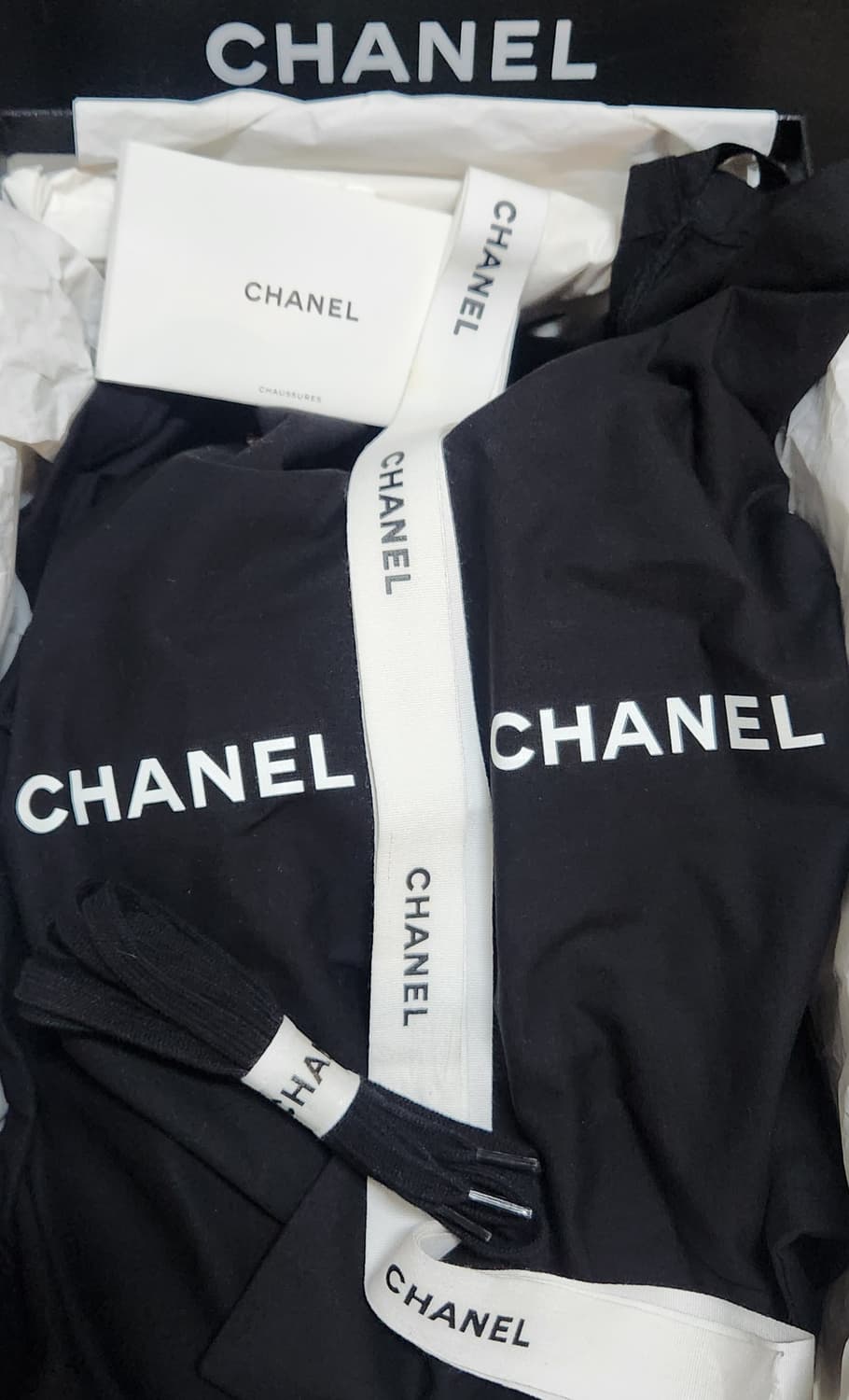 [정품 ) 샤넬 스니커즈 운동화 니트 스웨이드 다크그레이 43 한정판 상품이미지9