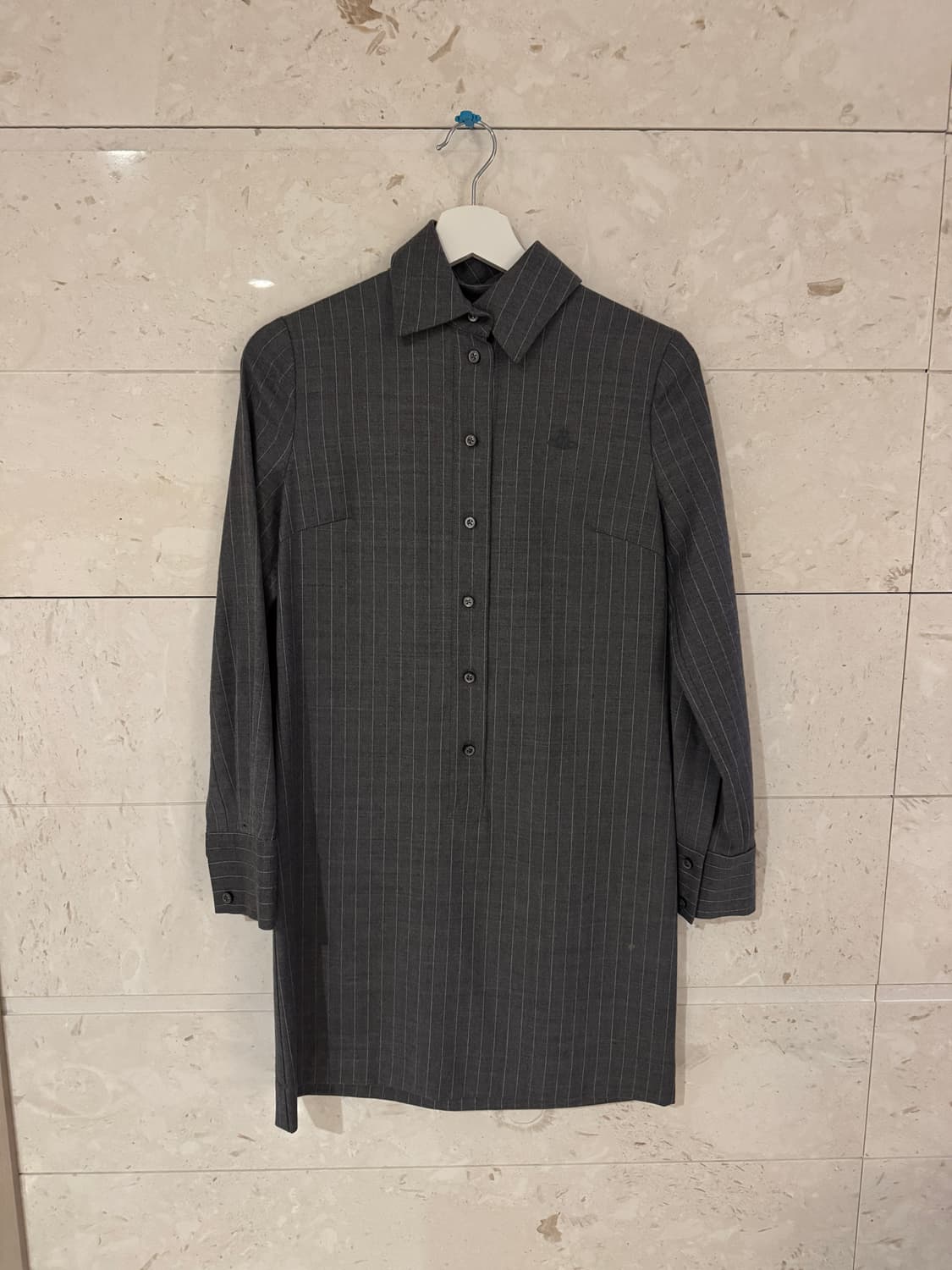 비비안웨스트우드 탈부착 원피스  스트라이프 그레이 상품이미지2