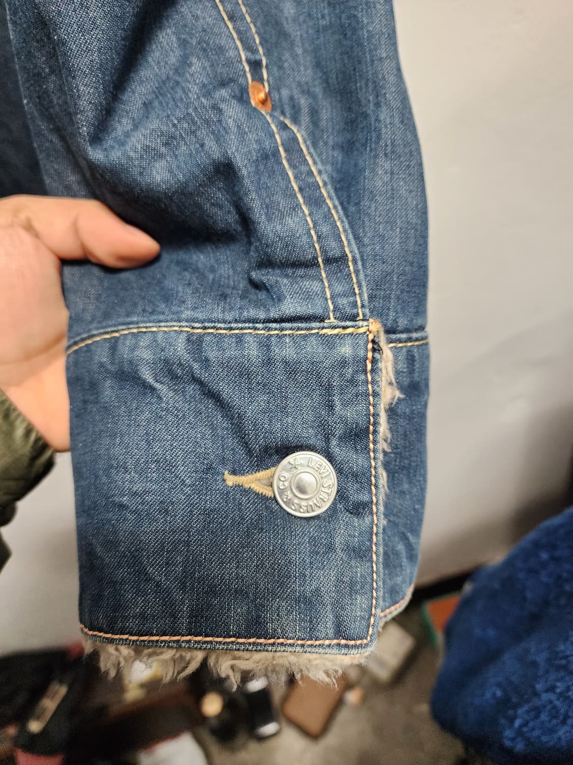 리바이스 00s 타입1 쉐르파 데님 자켓 상품이미지5