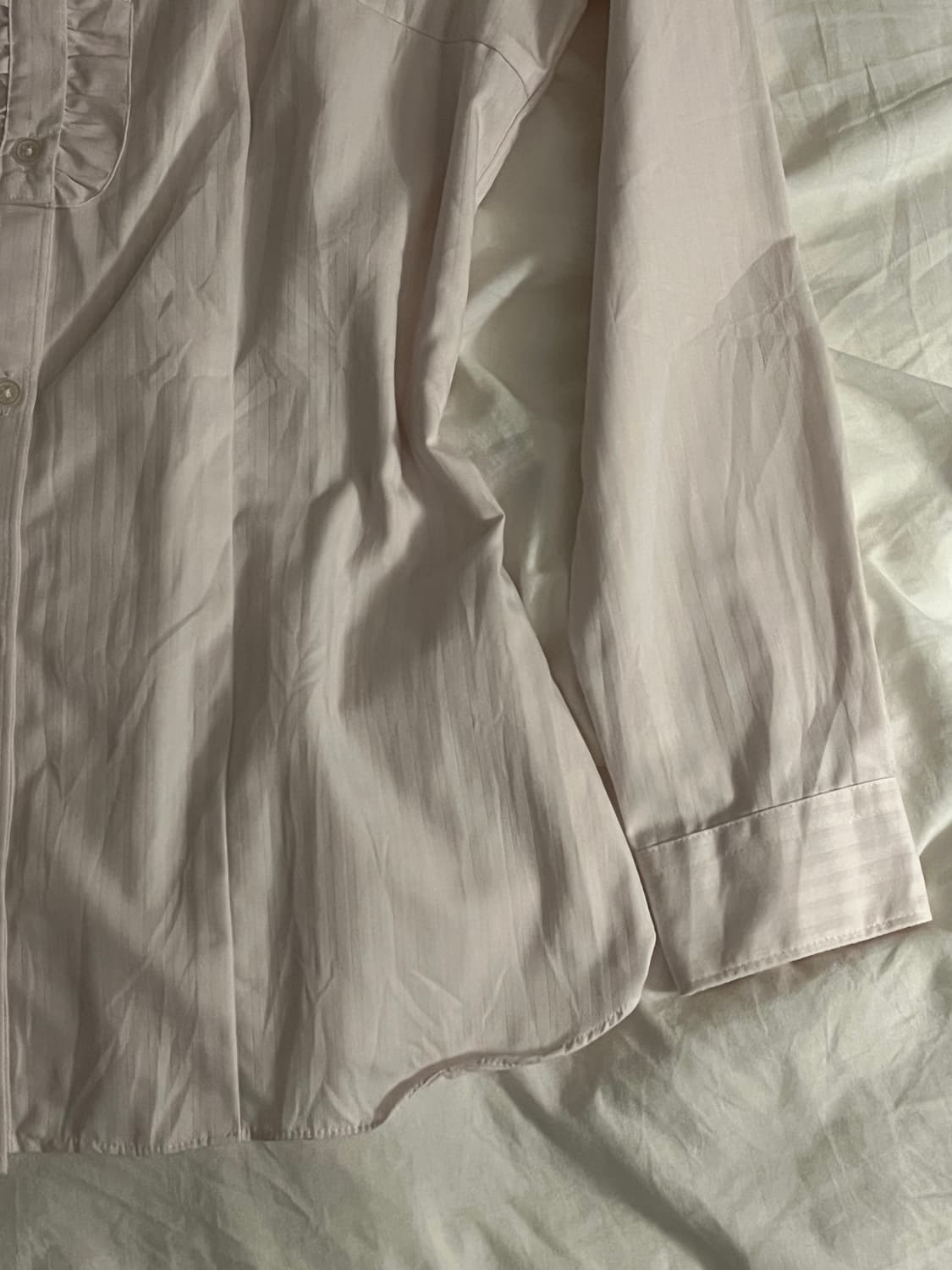 핑크 프릴 포인트 셔츠 히메갸루 라떼갸루 오네갸루 상품이미지3