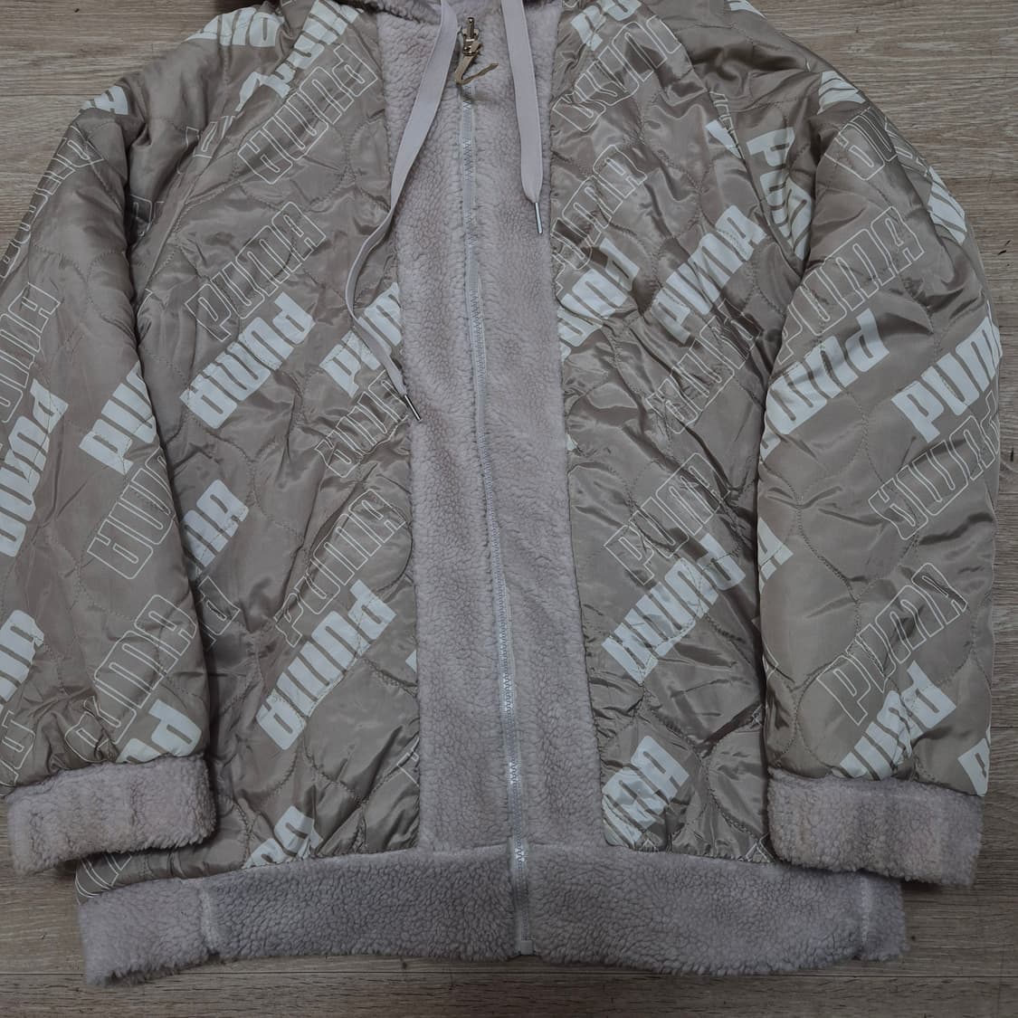 푸마 쉐르파 리버시블 후드 플리스 후리스 자켓 S(90) 상품이미지7