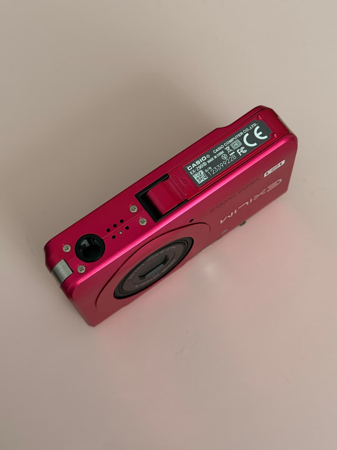 카시오 엑슬림 디카 ex-z90 핑크 상품이미지5
