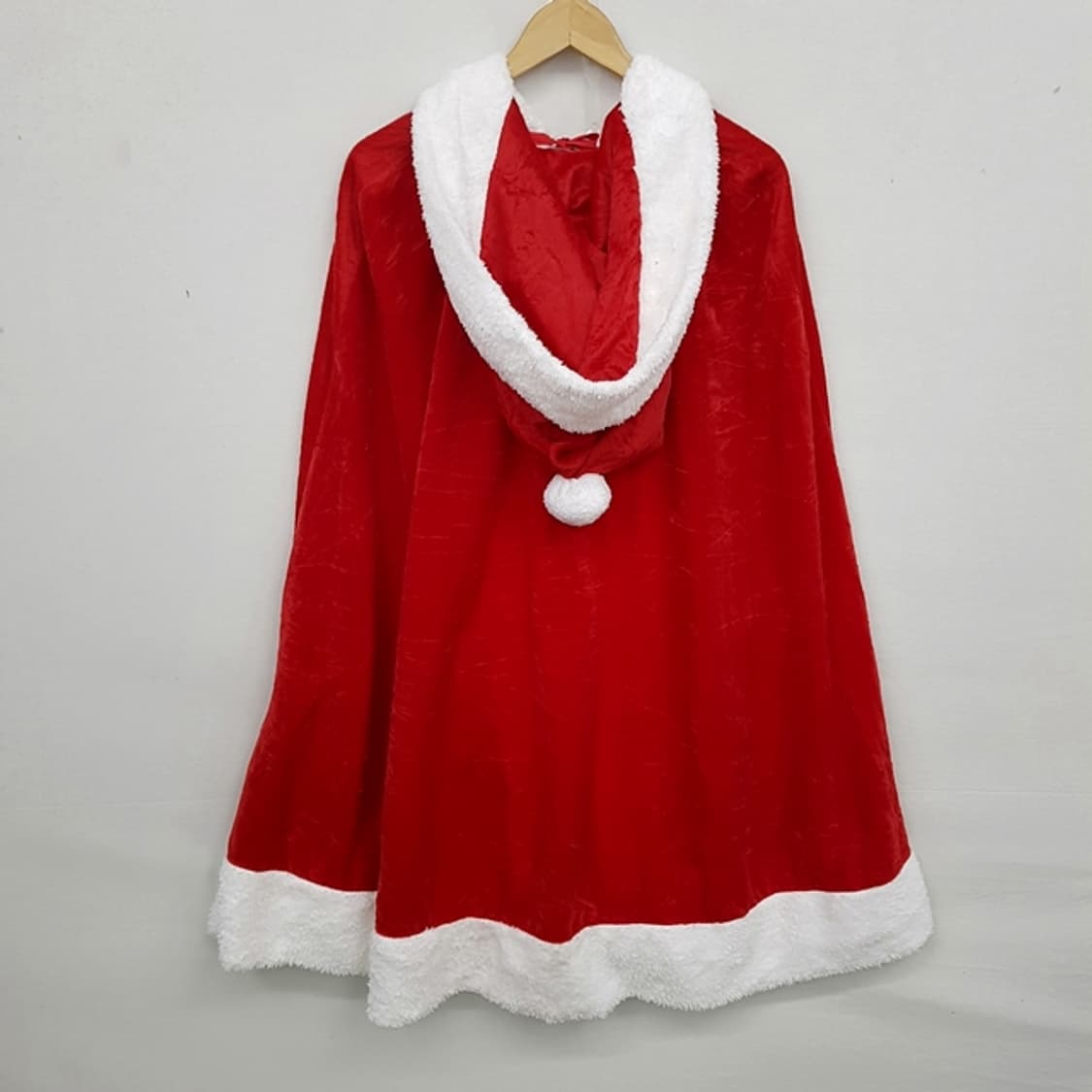 산타 후드 벨벳 망토 상품이미지2