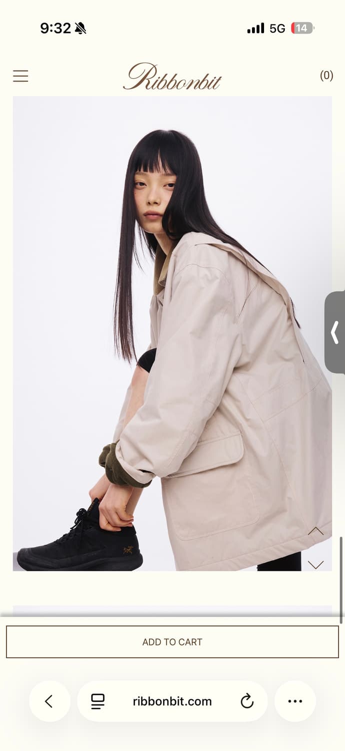 리본빛 리본빛 린다 점퍼 베이지  상품이미지2