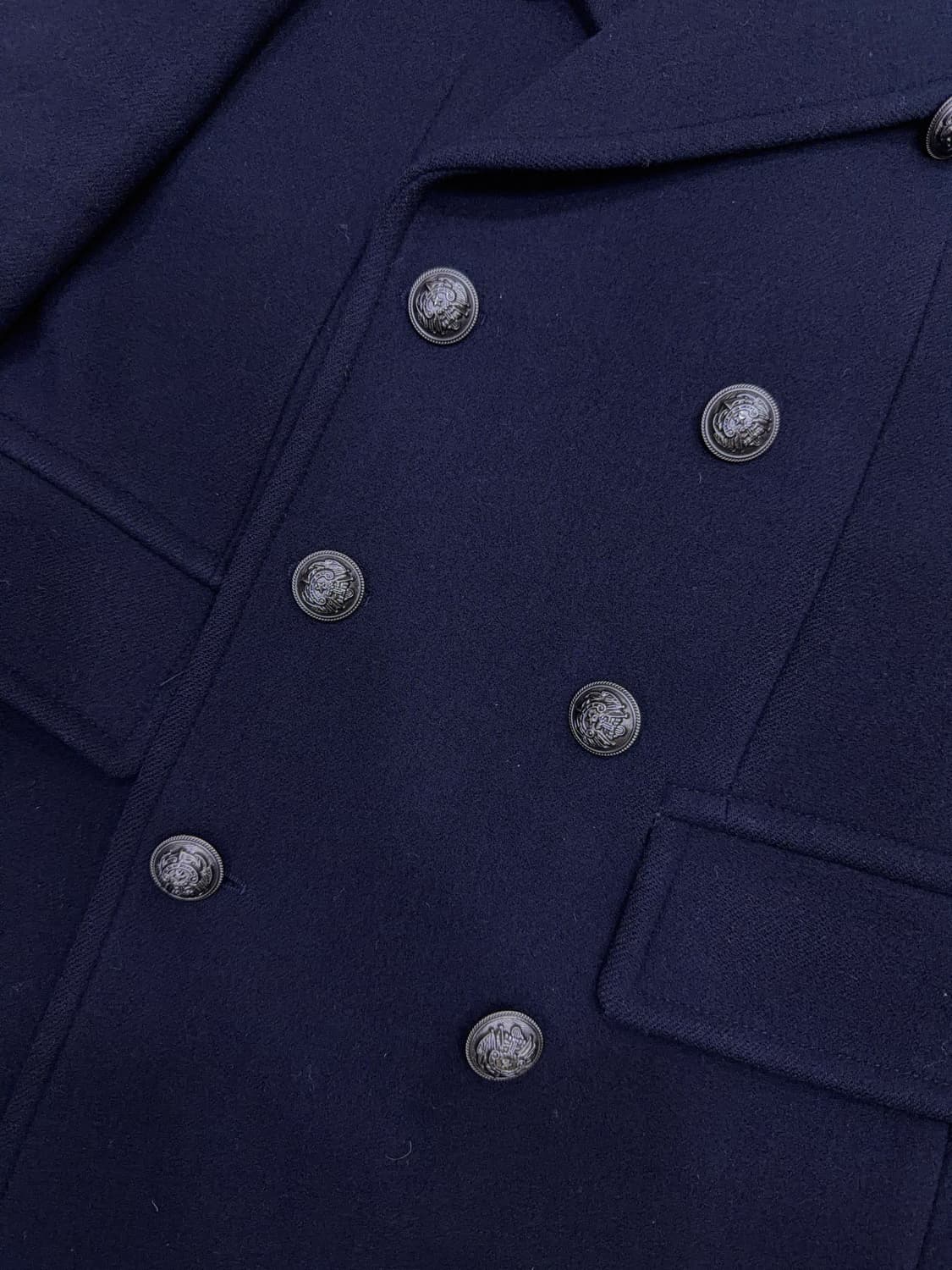 시스템옴므 더블 블레스트 울 블렌디드 코트 95 상품이미지4