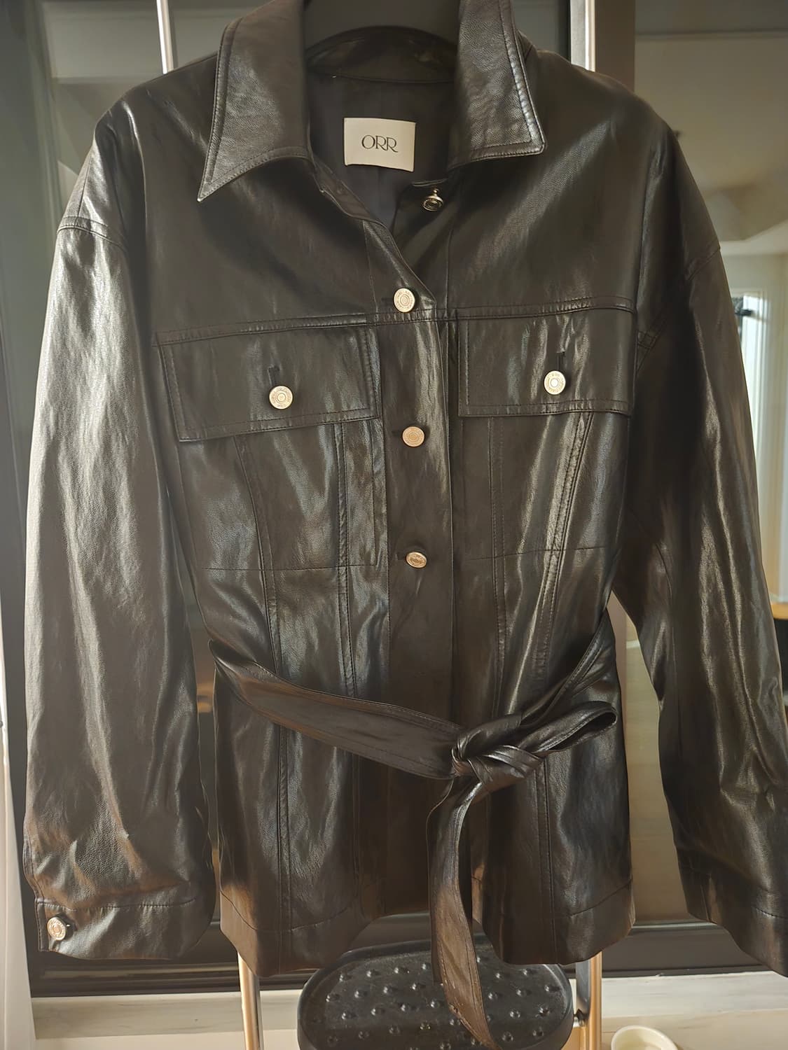 오르 인조가죽자켓 상품이미지1