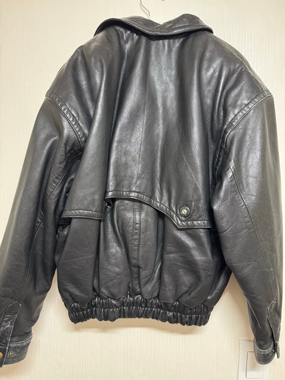 칸예st 블랙 가죽 자켓 상품이미지2