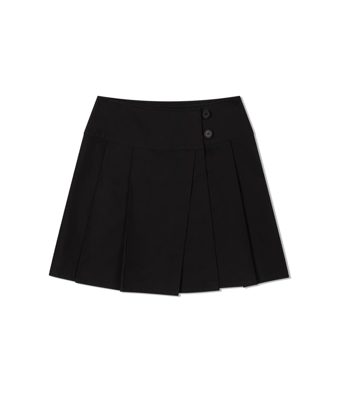 미세키서울 미디 랩 스커트 블랙 1size 상품이미지2