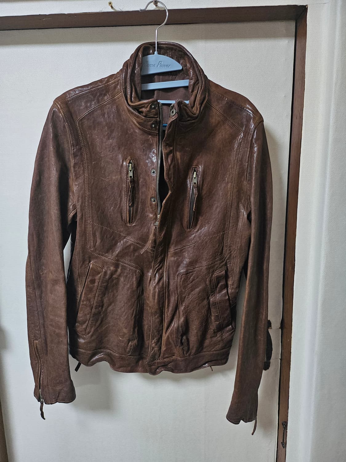 시스템 가죽자켓 100 (95-100) 상품이미지1