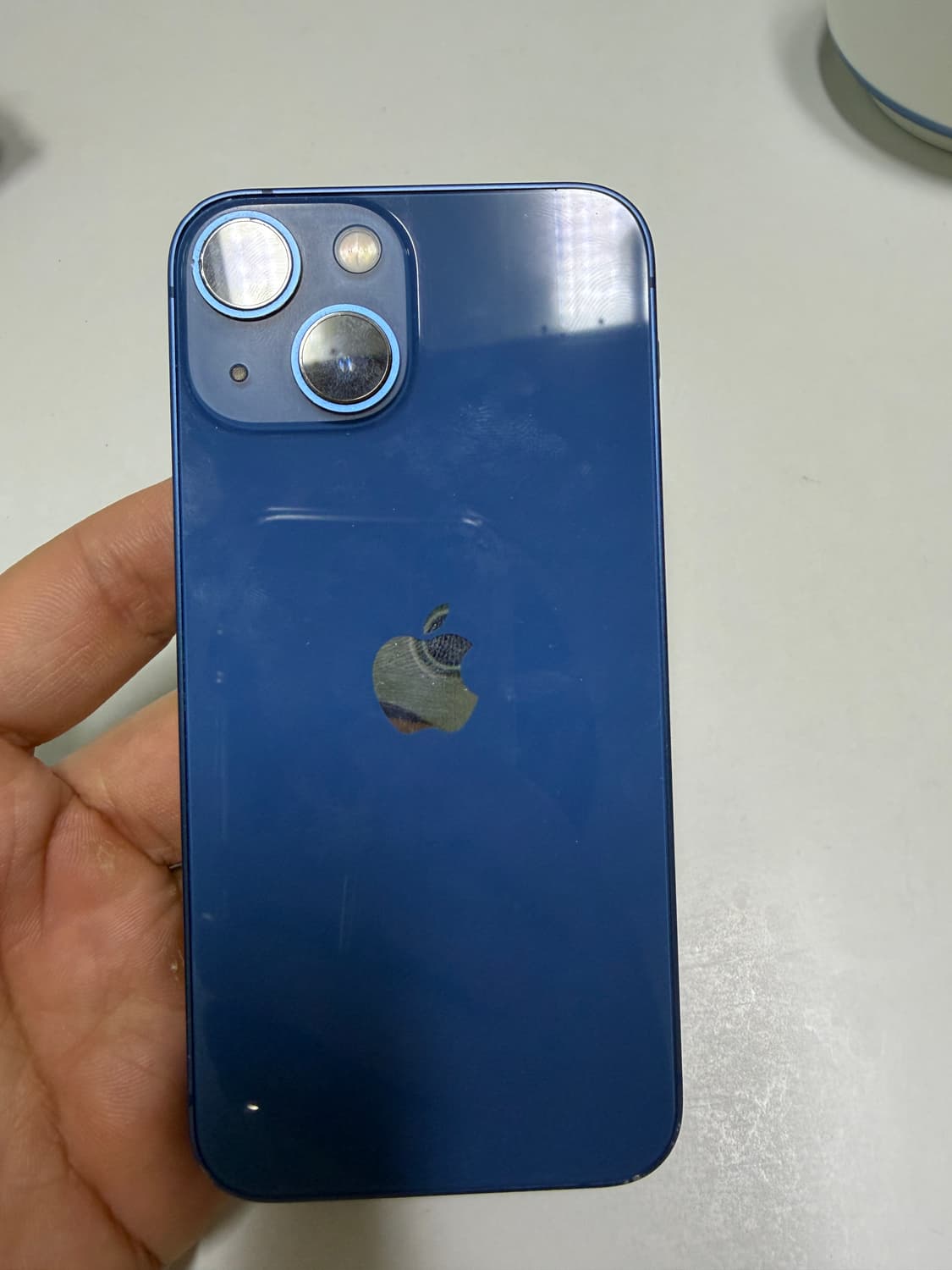 (미국직구 무음) 아이폰 13미니 128g 무음 블루 상품이미지5