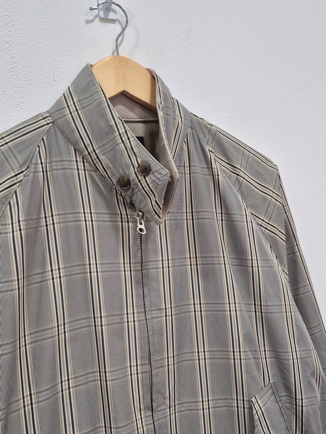 Heathen 체크 해링턴 자켓 남성 M 상태좋음 상품이미지3