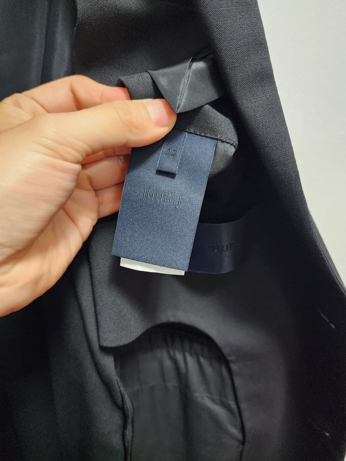 준지 간절기 싱글코트 블랙 상품이미지6