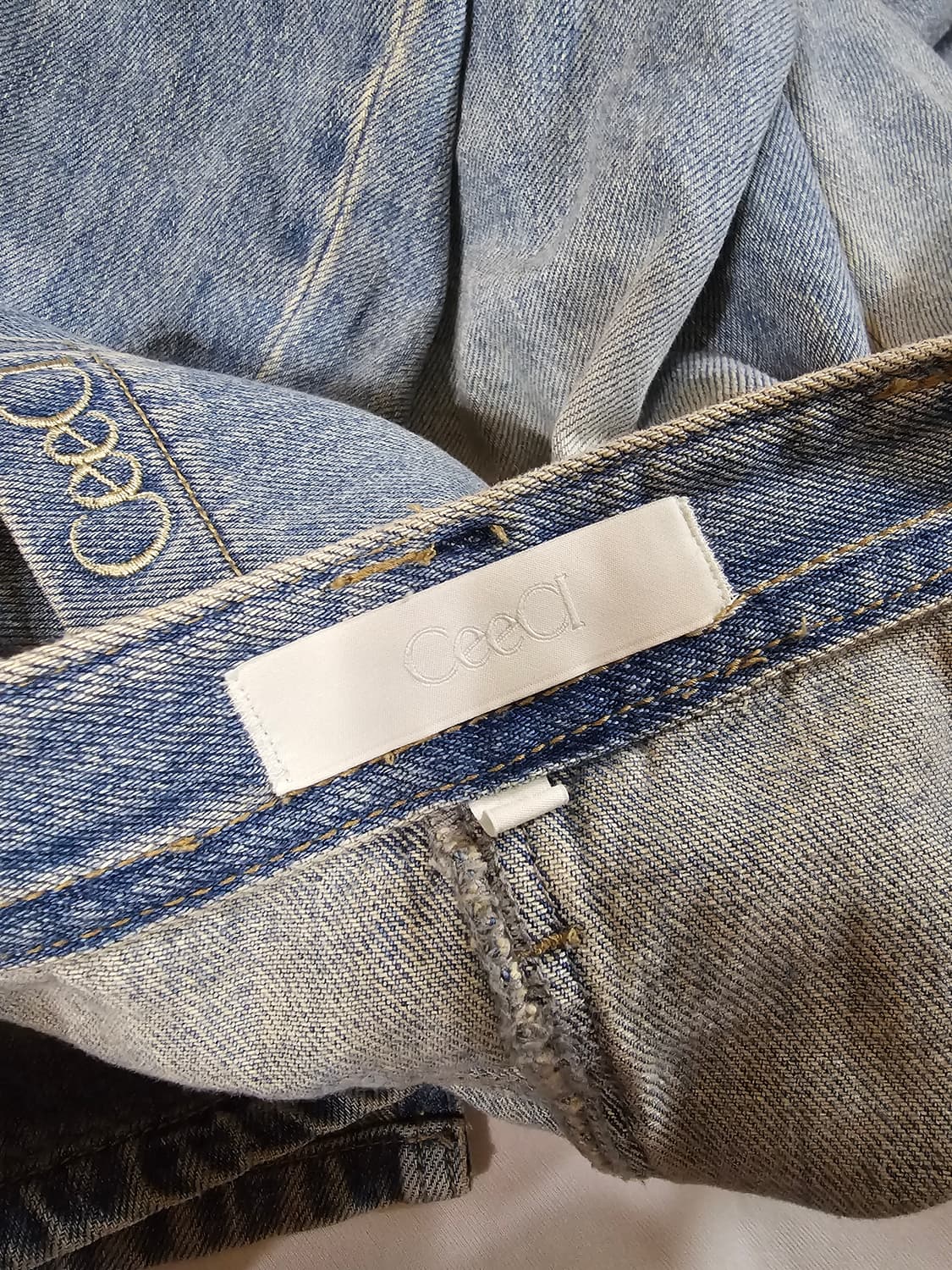[M] 씨에씨CEECI GENOA DENIM SKIRT 데님 스커트 상품이미지10