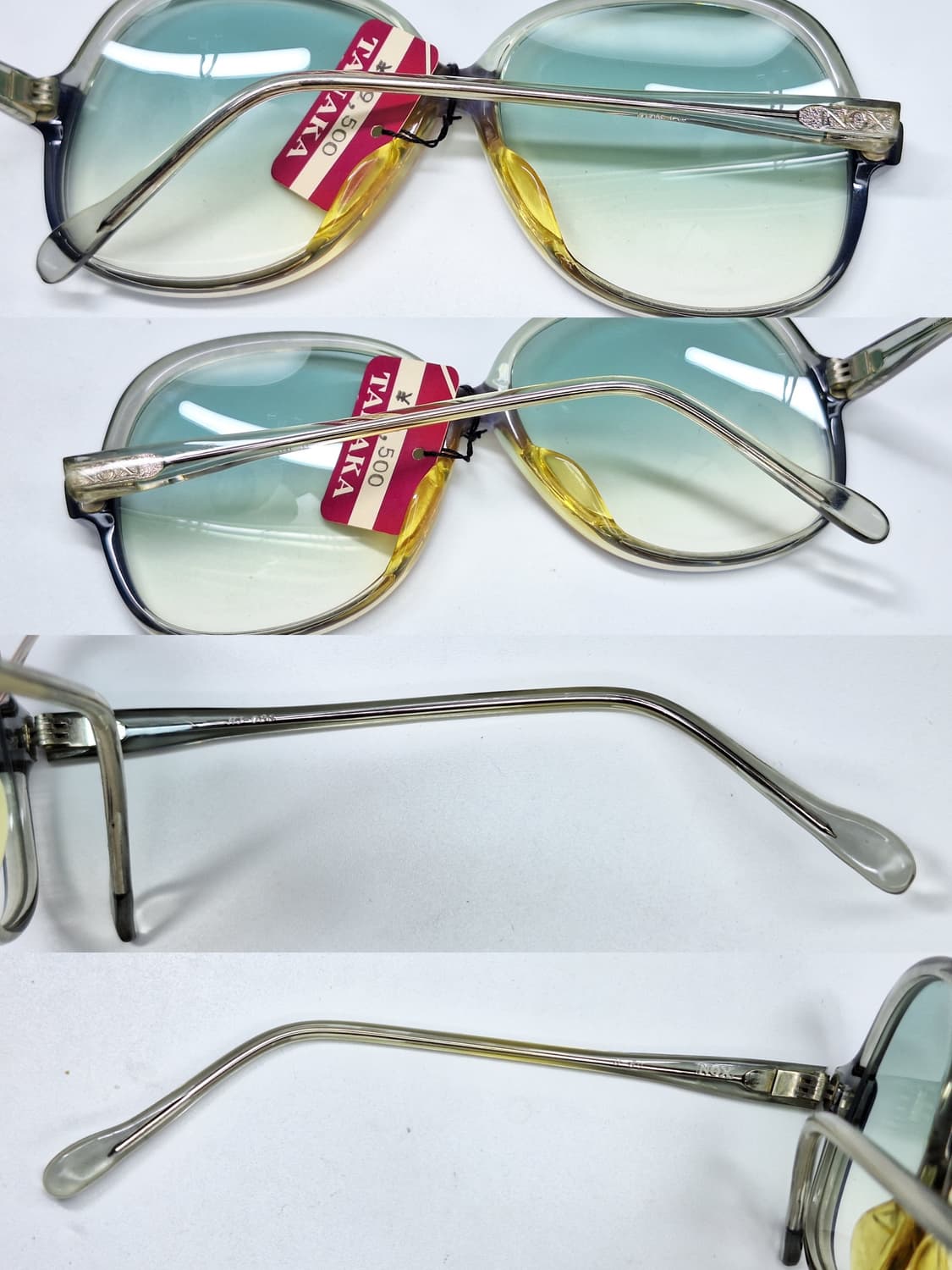 80s 일본제 빈티지 데드스톡 미사용/선글라스 Nox HJ-023 블루 상품이미지6