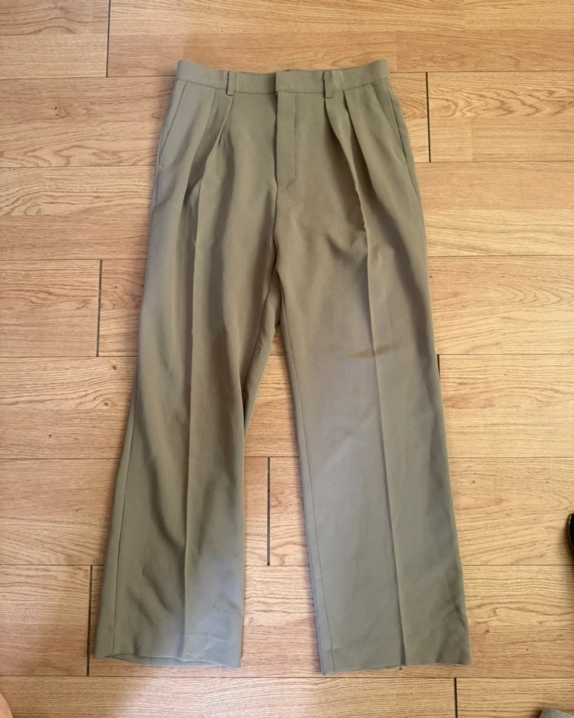 (30size) 원턱 와이드 슬랙스 모카브라운 상품이미지1