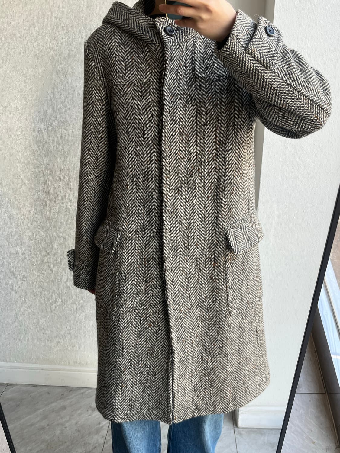 빈티지 울나일론코트 상품이미지1