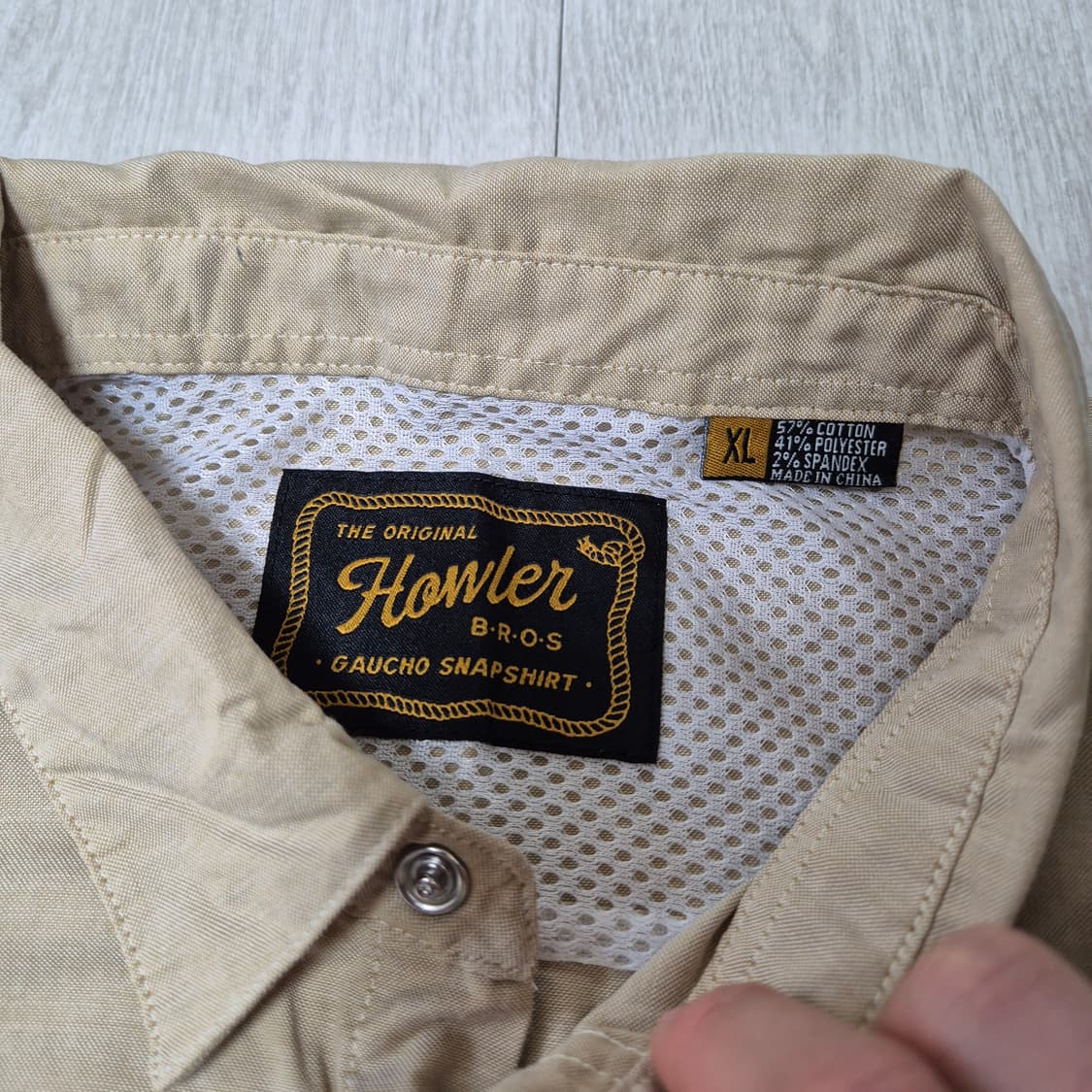 Howler 23ss 가우초 스냅버튼 웨스턴 셔츠 (XL) 상품이미지6