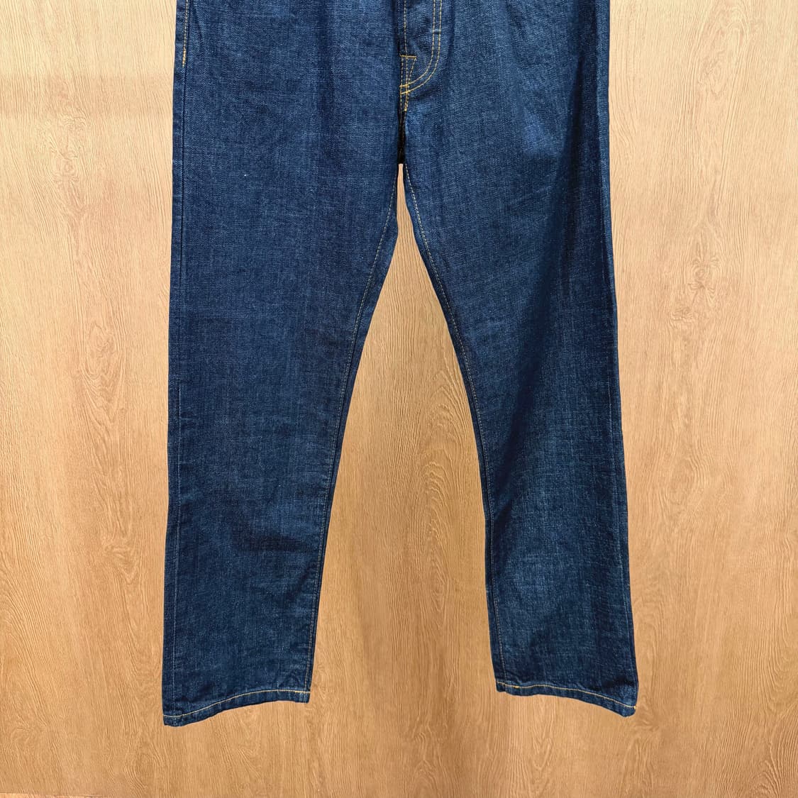 리바이스 501 데님 팬츠 5포켓 레드탭 디테일 스트레이트핏 진청 상품이미지4