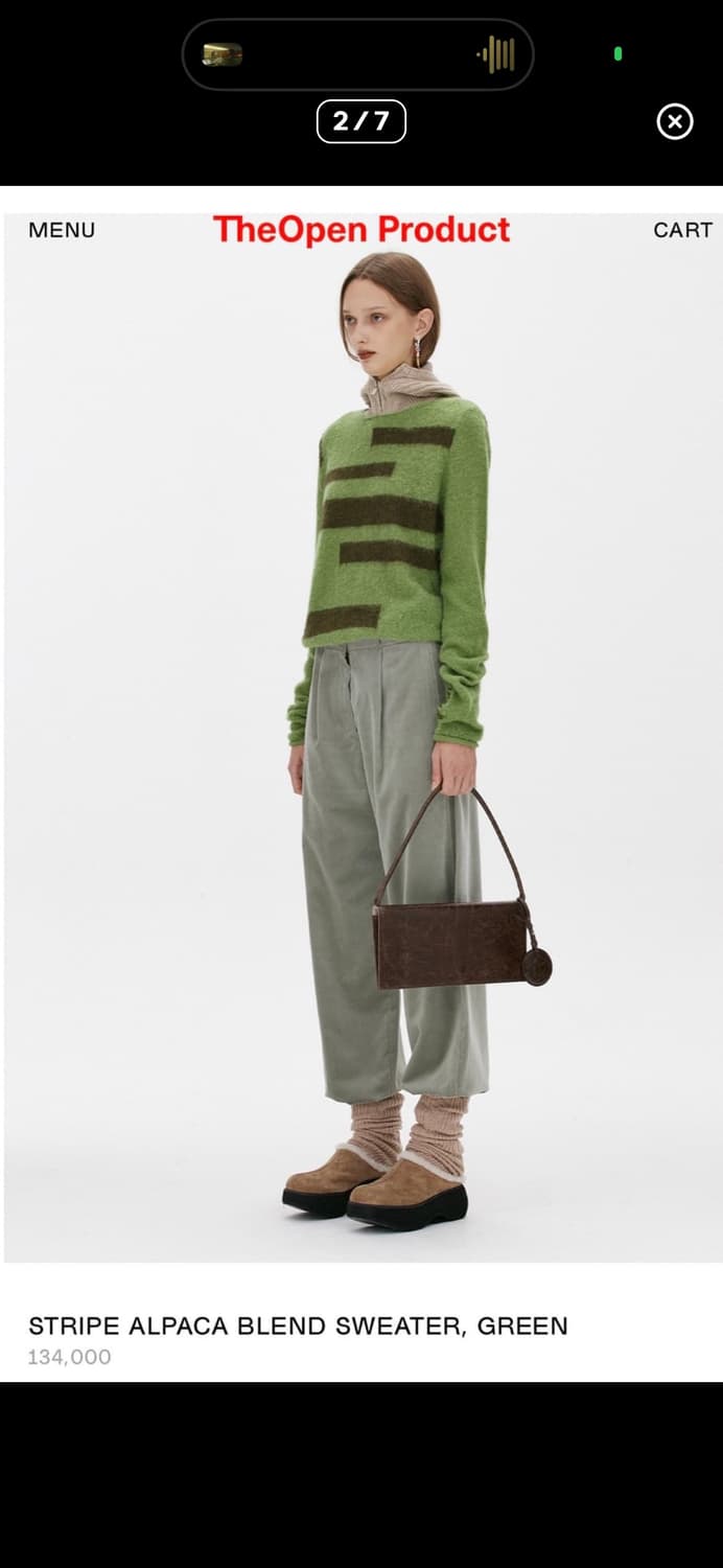 더오픈프로덕트 알파카 니트 상품이미지3